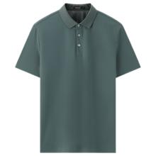 雅戈尔 短袖POLO衫男 深灰 VSZS533111CCA L 推荐135-150斤