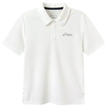 亚瑟士（asics）儿童26年夏季吸湿速干科技轻量透气POLO运动短袖 0000白色 175