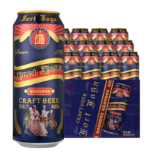 福嘉堡 德式风味小麦白啤酒 500mL 12罐 商超装