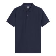 京东京造 桑蚕丝高端Polo衫男短袖 藏蓝 L
