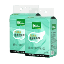 雨森 羽质柔提挂悬挂抽纸 800张/提 4层 2提