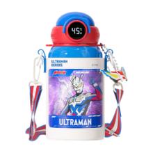 PLUS：GERM 格米 奥特曼儿童保温杯 数显316 500ml 白色 泽塔奥特曼 双饮吸管杯