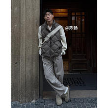 PLUS会员：Abercrombie & Fitch 菱格LOGO 拉链羽绒马甲