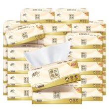 清风 原木（就你）抽纸大尺寸 3层100抽*24包整箱