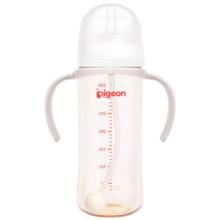 贝亲 PPSU重力球吸管双把手奶瓶 330mL AA253 12月+