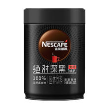 雀巢 速溶咖啡 黑咖啡粉 深黑200g 0糖0脂 醇苦无酸