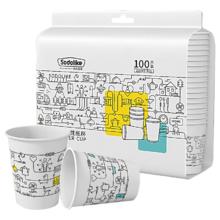 SODOLIKE 一次性纸杯 230ml 100只6.9元