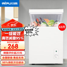 日普 65升 小冰柜 家用小型一级能效 冷藏冷冻两用 升级减霜85%