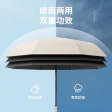 全自动雨伞 男女晴雨两用 加大号加固加厚 学生遮阳便携折叠结实 下拉点击淘金币享优惠