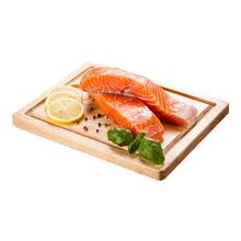 禧美海产 冷冻三文鱼块1kg（银鲑）独立包装4-7块 去刺 海鲜水产 轻食