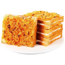 嘟赴 海苔肉松面包吐司卷 奶油芝士夹心 咸味 2斤