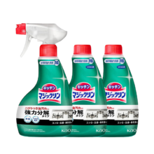 花王 KAO 厨房油污清洁剂 400ml*3 抽油烟机专用清洗剂喷雾