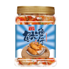 万达 原味鱿鱼仔 500g 即食墨鱼仔 罐装海味海鲜小吃