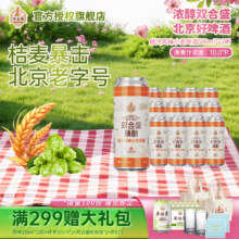 双合盛 10.0°P 小麦啤酒 桔汁风味精酿果啤 500ml*12听