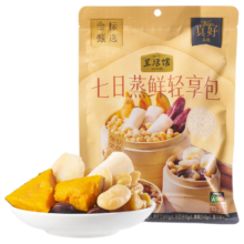 PLUS会员，需入会:三只松鼠 七日鲜蒸粗粮包280g