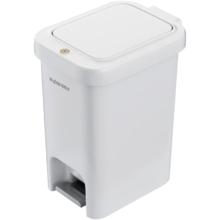 佳帮手 脚踏垃圾桶10.4L家用脚踩+手按双开盖