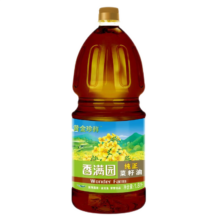 香满园 保真菜籽油 纯正菜籽油 1.8L 家用商用 金龙鱼荣誉出品