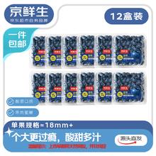 再降价 政府补贴 京鲜生 云南蓝莓 12盒大果18mm+ 125g/盒 生鲜年货水果