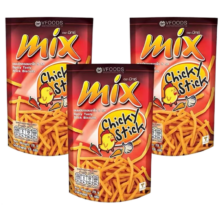 临期：VFOODSMIX 脆脆条 香辣鸡汁味75g*3袋