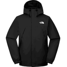 The North Face 冲锋衣男 春秋新款 单层硬壳夹克 8DRZ 4H0 宇宙黑