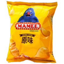 临期：妈咪（Mamee）原切薯片 原味50g