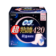 SOFY 苏菲 超熟睡柔棉感 卫生巾 420mm 15片
