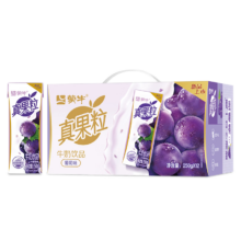 真果粒 果粒调制乳 葡萄味 250g 12盒