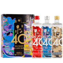 niulanshan 牛栏山 百年牛栏山 42°浓香型白酒 50ml×3瓶