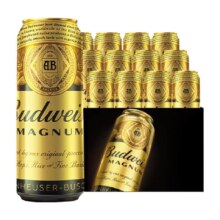 百威 黑金美式拉格啤酒 500ml*12听 13度