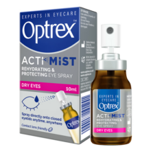 爱滴氏Optrex润眼喷雾进口眼药水缓解干眼症10ml 眼干涩模糊疲劳隐形润眼液儿童年货节护眼非人工泪液滴眼液