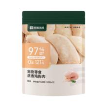 再降价、PLUS会员：网易严选 蒸煮鸡胸肉猫零食 原味 30g*5袋