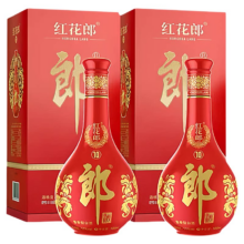 去商家购买 郎酒红花郎红10 53度500ml*1瓶/2瓶酱香型白酒收藏送礼新老随机