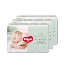 超V：好奇 小森林系列心钻装纸尿裤 S12片/M12片 +棉柔巾20抽*3