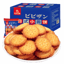 比比赞 日式小圆饼 休闲零食 1.5kg
