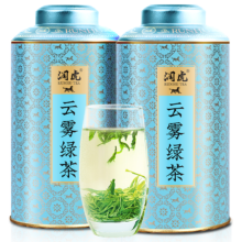 润虎茶叶 福建高山云雾绿茶 2025新茶 春茶嫩芽 500g罐装