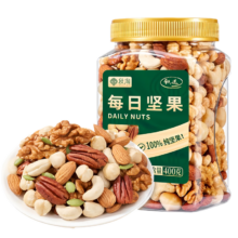 plus会员: 秋淘 混合坚果纯坚果干果 400g/罐*3件