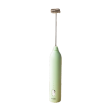 双枪 电动打奶泡器  三档调速 赠充电线 清新绿