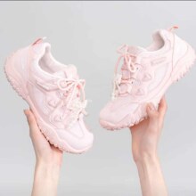plus会员 回力 女鞋 春季新款 复古登山鞋 682 粉红色 4色可选 35-40码