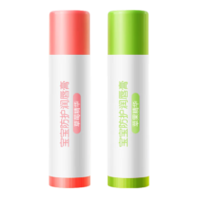 青蛙王子 儿童润唇膏 苹果4g+草莓4g 双支装 *2件