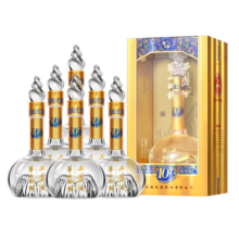 【品牌直营】华山论剑西凤酒10年52度凤香型粮食白酒整箱500ml*6890元 (券后省277)