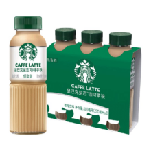 星巴克 星选拿铁咖啡 270ml*3瓶