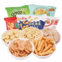 上好佳 薯片零食大礼包 混合味40包