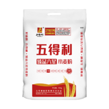 五得利 臻品六星小麦粉 20斤 家庭通用粉
