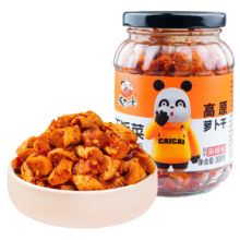 饭扫光 榨菜风干麻辣萝卜干 302g 下饭菜 脆爽咸菜泡菜