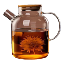 四季茶壶 高硼硅玻璃电热水壶 1.8L 大容量加厚款