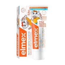 再降价：elmex 艾美适 0-6岁儿童牙膏 含氟防蛀 进口低泡温和50ml