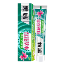 黑妹 红花草本水晶牙膏 薄荷香型 90g