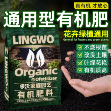 领沃 有机肥料 蔬菜果树花卉通用 种菜底肥 水溶复合肥颗粒 500g*1袋
