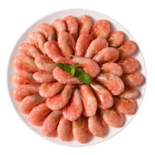 禧美海产 加拿大北极甜虾 90/120规格 熟冻 MSC认证 3斤/盒
