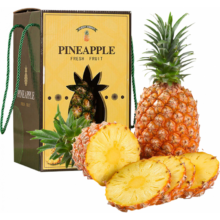 三萌果蔬 金钻凤梨 海南新鲜手撕菠萝 5斤装净重4.5斤 单果400-600g